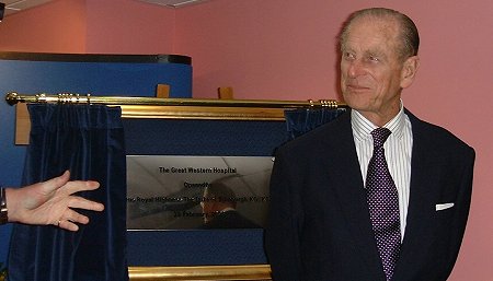 The Duke of Edinburgh in Swindon 28 February 2003