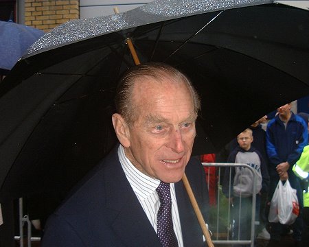 Duke of Edinburgh in Swindon - 28 Feb 2003