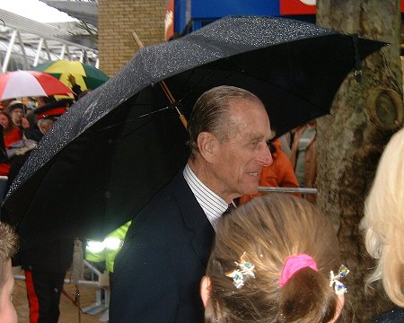 Duke of Edinburgh in Swindon - 28 Feb 2003