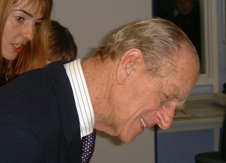 Duke of Edinburgh in Swindon - 28 Feb 2003