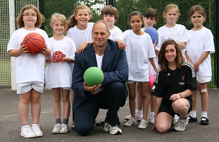 Sir Steve Redgrave in Swindon at Haydonleigh School