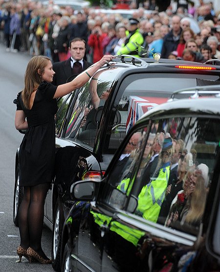 Repatriation of Daniel John Clack, Wootton Bassett, 18 August 2011