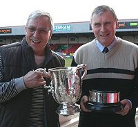 Don Rogers & Roger Smart with the League Cup