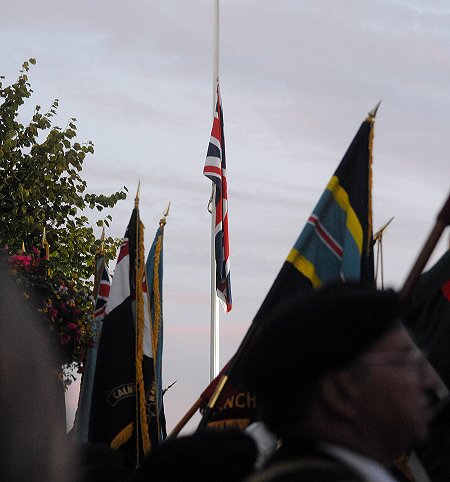 Wootton Bassett sunset ceremony