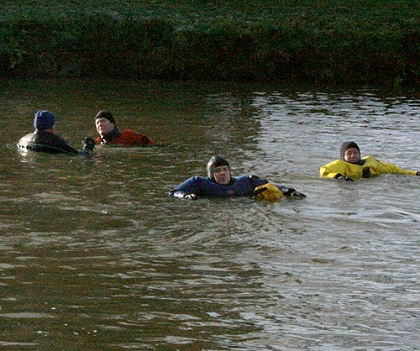 Swimming Down The Thames 08