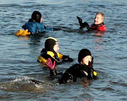 Swimming Down The Thames 08