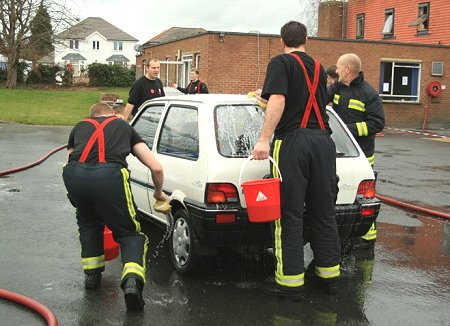 Charity Car Wash for Fire Benevolent Fund