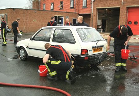 Charity Car Wash for Fire Benevolent Fund