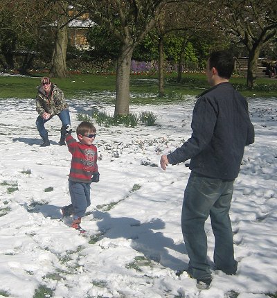 Snow in Swindon 2008