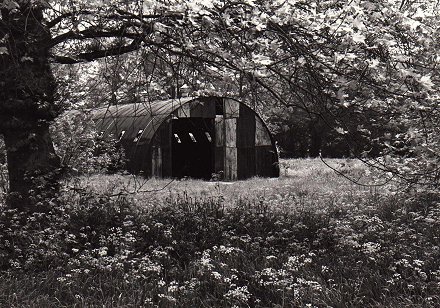 Rear of Military Transport Depot. 1975.<br>Stuart Dobson