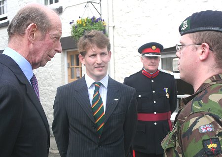 Duke of Kent at Arkells Brewery