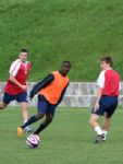 Swindon Town training in Austria