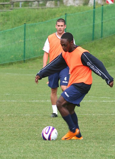 Swindon Town training in Austria