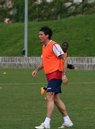 Swindon Town training in Austria