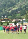 Swindon Town training in Austria