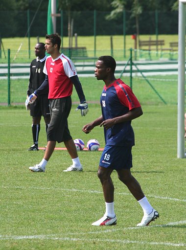 Swindon Town training in Austria