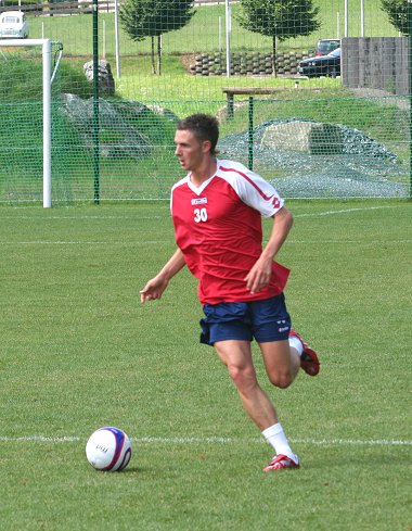 Swindon Town training in Austria