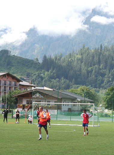 Swindon Town training in Austria