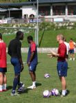 Swindon Town training in Austria