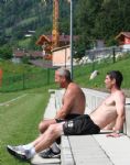 Swindon Town training in Austria