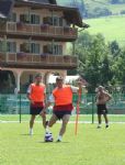 Swindon Town training in Austria