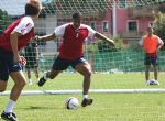 Swindon Town training in Austria