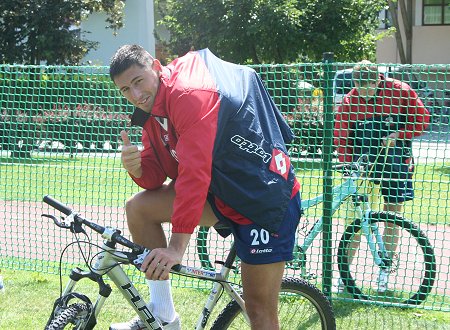 Swindon Town training in Austria