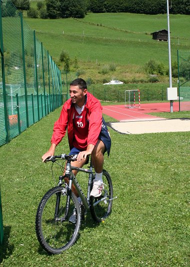 Swindon Town training in Austria