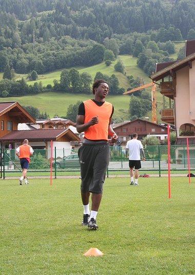 Swindon Town training in Austria
