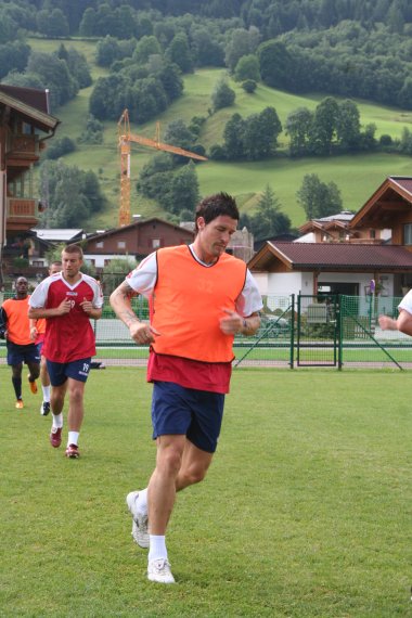 Swindon Town training in Austria