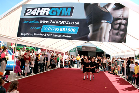 24hr Gym Inflatable extravaganza