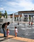 Fountains of fun at Orbital Shopping Park