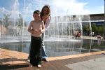 Fountains of fun at Orbital Shopping Park