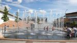 Fountains of fun at Orbital Shopping Park