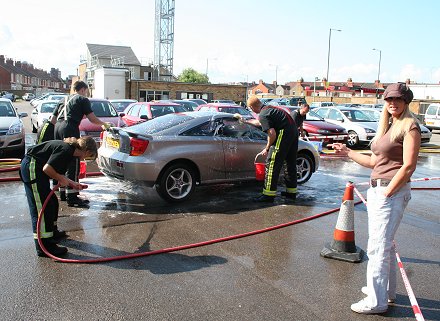 Swindon Fire Station Car Washing Day