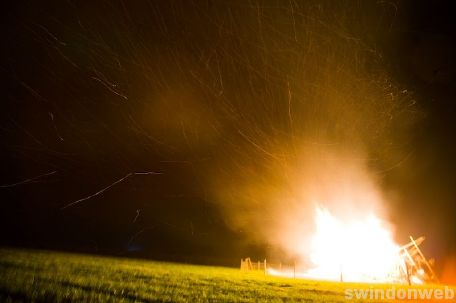 Bonfire night at Roves farm