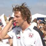 Jenson Button in Swindon