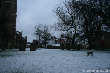 Snow in Swindon
