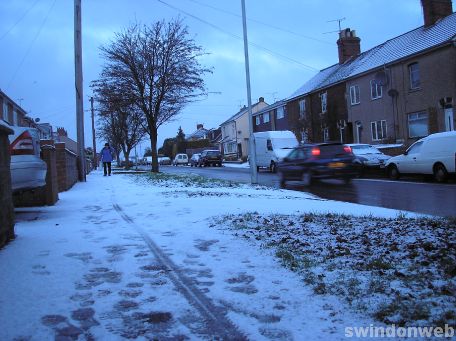 Snow in Swindon