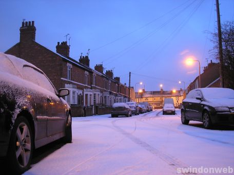 Snow in Swindon