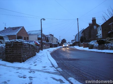 Snow in Swindon