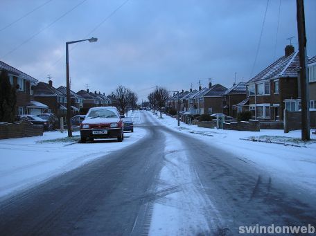 Snow in Swindon