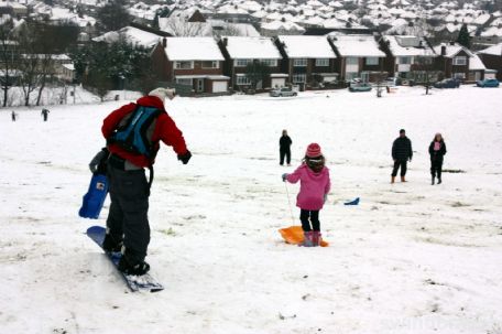 Snow in Swindon