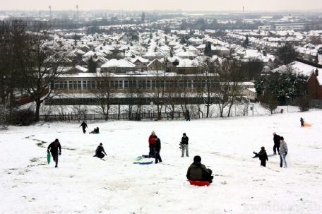 Snow in Swindon