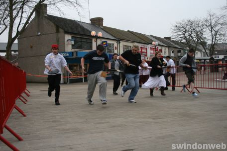 Pancake Day in Swindon