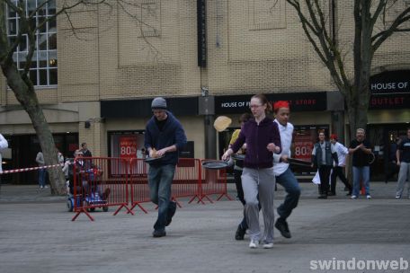Pancake Day in Swindon