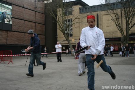 Pancake Day in Swindon