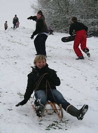 Snow time Swindon 2007