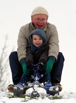 Snow time Swindon 2007