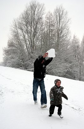 Snow time Swindon 2007